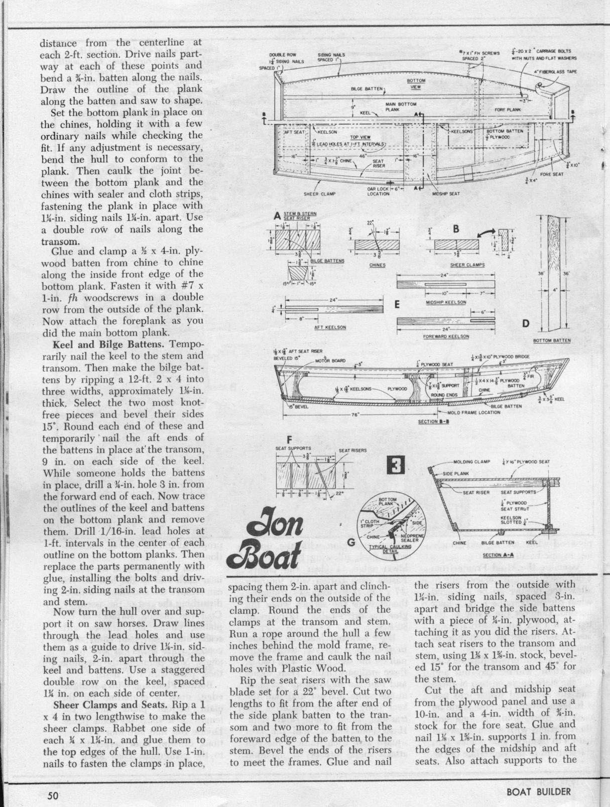 Plywood Jon Boat Plans Free