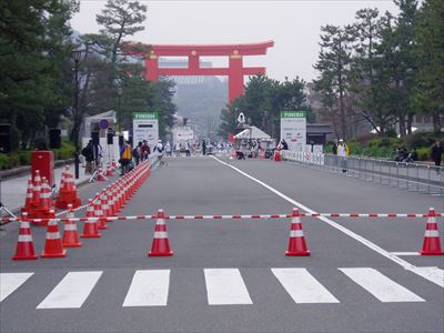 京都マラソンゴール