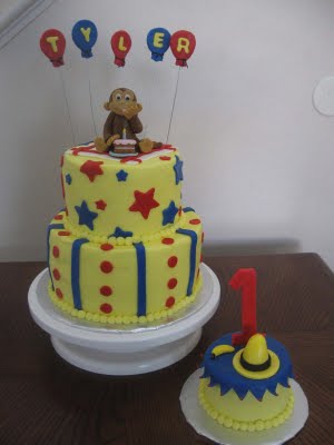Curious George Birthday Cake on Curious George Cake Decorations