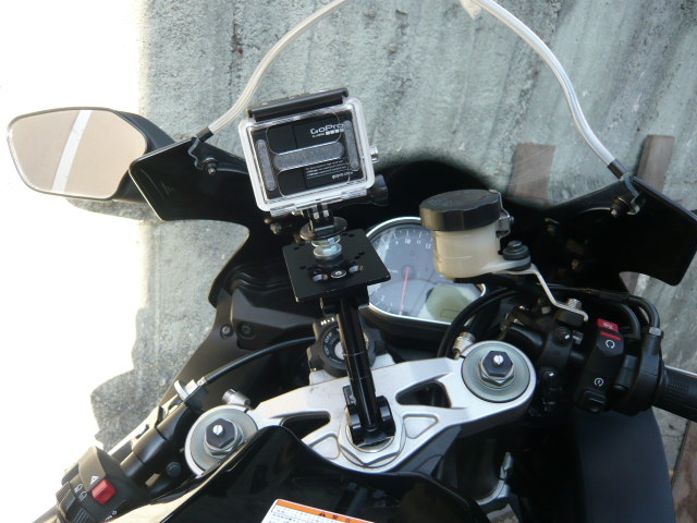 Rider's high～しょーへーとCBR1000RRとサバゲー テックマウント 汎用ステムマウントTM-10101