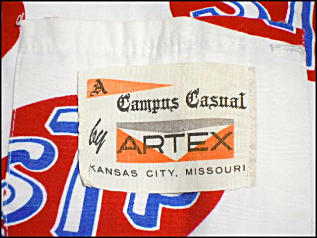 こんな古着はいかがでしょうか？？？ 〜1960's ARTEX Vintage STP Print Cotton Swing Top