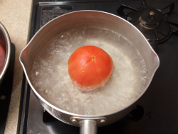 トマトとオクラの卵炒め11