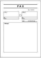 Fax Transmission Form template