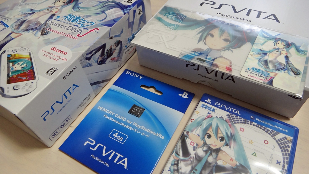 PlayStation Vita 初音 ミク Limited Edition 3G/Wi‐Fiモデル 開封レポート - PS4/PS VITA ゲームやろうぜ！！